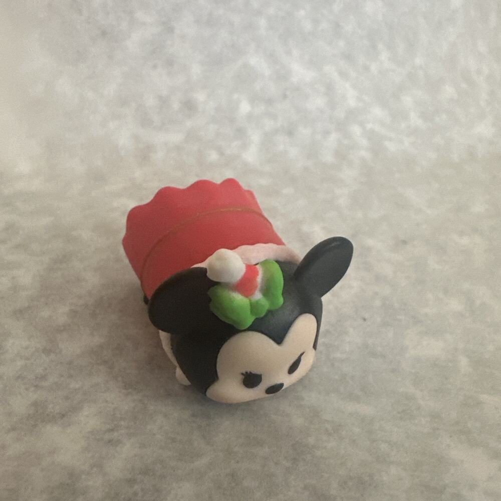 Jakks Disney Tsum Tsum Santa Minnie Vinyl Collectible Figure Medium Size JJ
